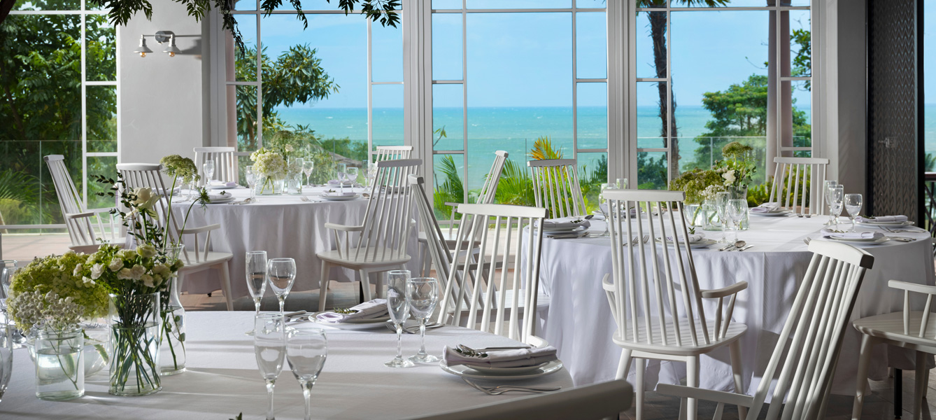 C-Level banquet wedding setting at Novus Jiva